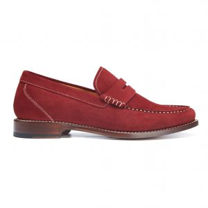 James Taylor & Son – Red Ladies Loafer