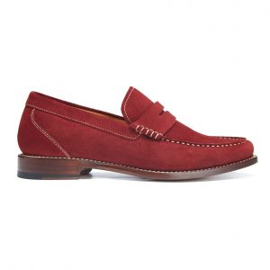 James Taylor & Son – Red Ladies Loafer