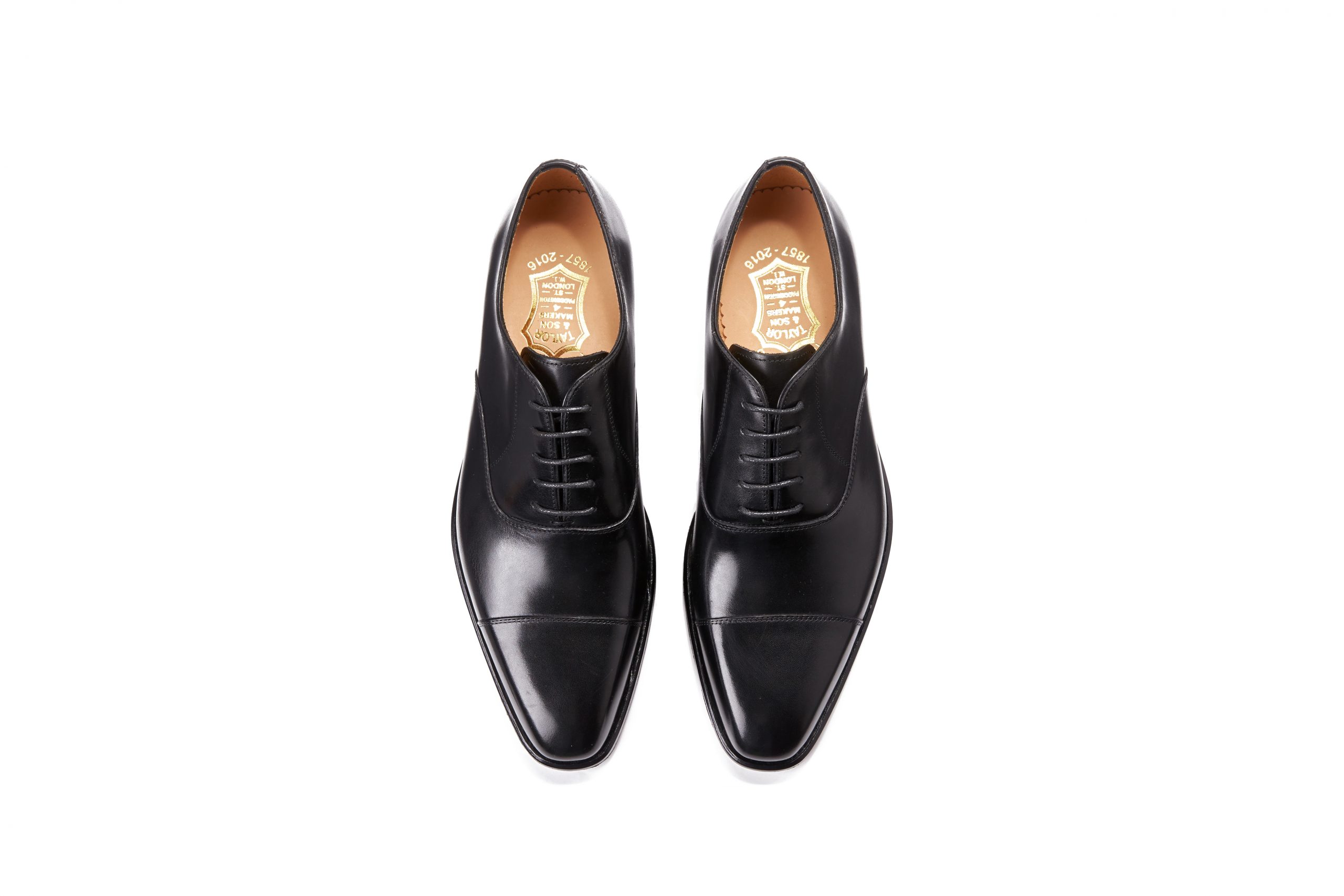 Men s Oxford leather sole Black James Taylor Son